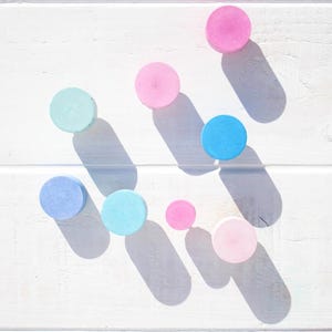 Pastel Concrete Cabinet Knob | Pigmented Concrete  | Blush Concrete | Cabinet Knobs | Concrete Knobs | Knobs | Drawer Pulls | Dyed Cement