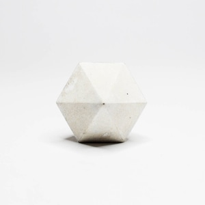 Concrete Small Diamond Cabinet Knob or Wall Hook Natural or choose colour image 4