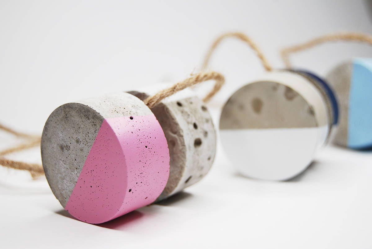 Concrete Bathroom Light Pull I Bathroom Light Pull I Light | Etsy