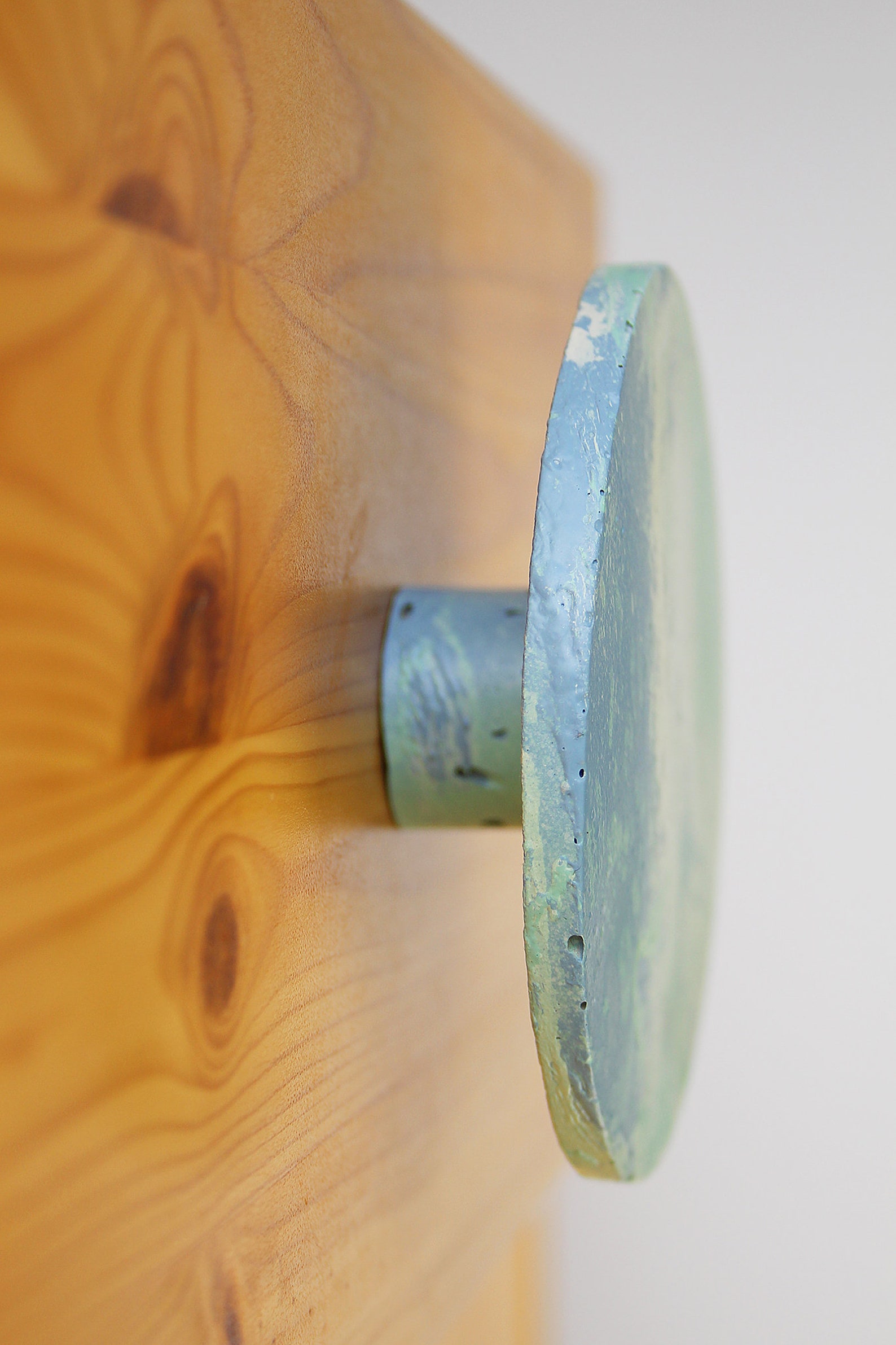 Blue Knob Extra Large Knob XL Knobs Extra Etsy