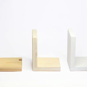 Wooden Bookend Base | Concrete Letter Bookend Base | Large Concrete Letter Bookend Base | Bookends | Concrete Bookend | Wooden Bookends