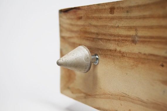 New Funky Cabinet Knob Concrete Inverted Cone Etsy