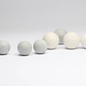 Concrete Round Sphere Cabinet Knob in 4 sizes & Various Colours or Natural Grey