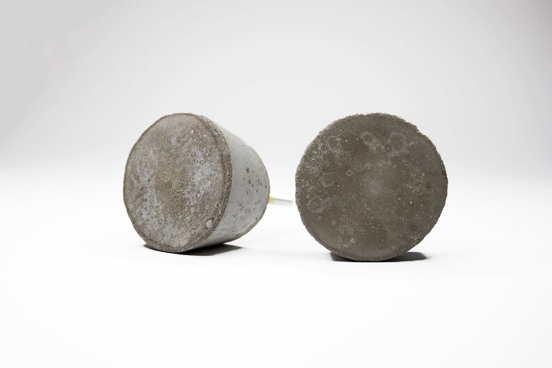 Cabinet Knob NEW Large Concrete Truncated Cone in 2 sizes Natural Grey or a variety of colours