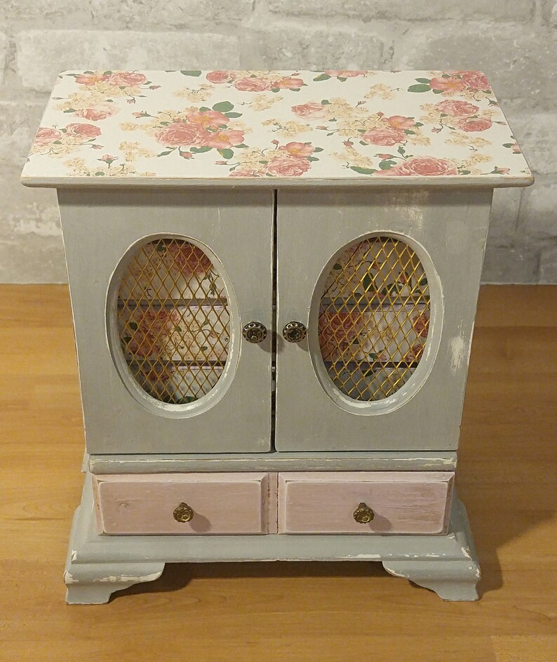 jewelry boxjewelry storagevintage jewelry boxdistressed jewelry storagegray jewelry boxwooden jewelry boxshabby chic jewelry storage