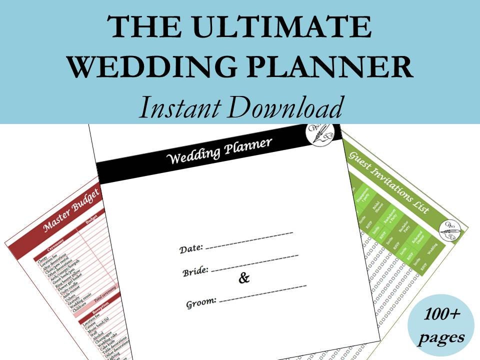 wedding-planning-book-pdf-instant-download-printable-wedding-etsy