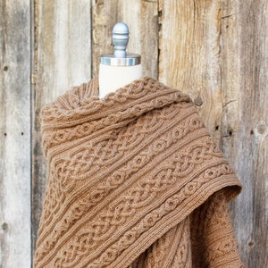 Celtic Wrap Knitting Knitting Pattern