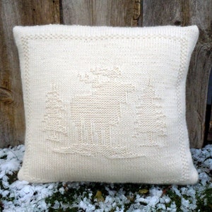 Moose Knitted Pillow Pattern