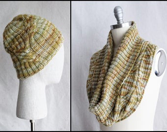 Drifter Cowl & Hat Knitting Pattern