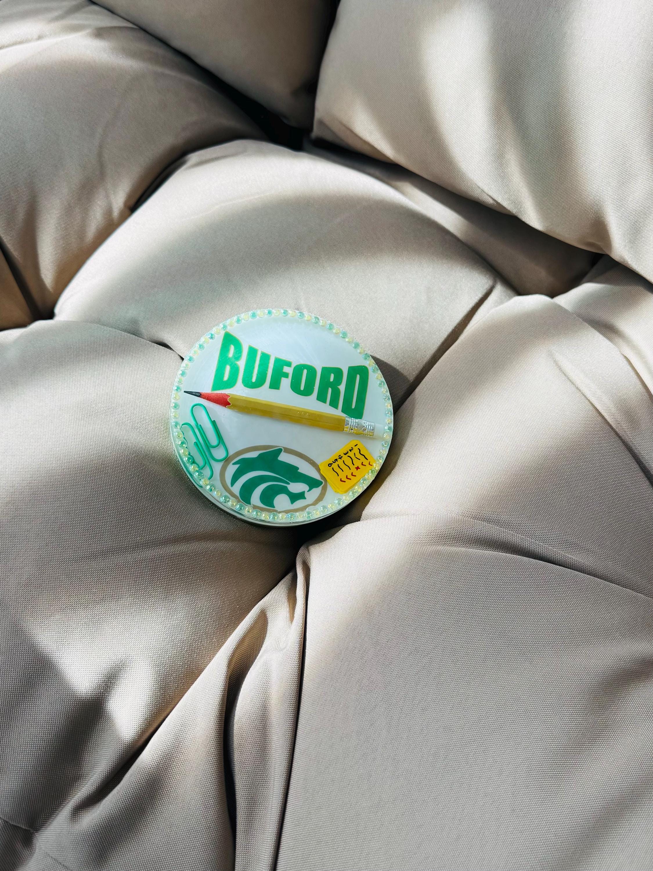 Custom School Logo Resin Coaster or Paperweight – Personalized Teacher ...