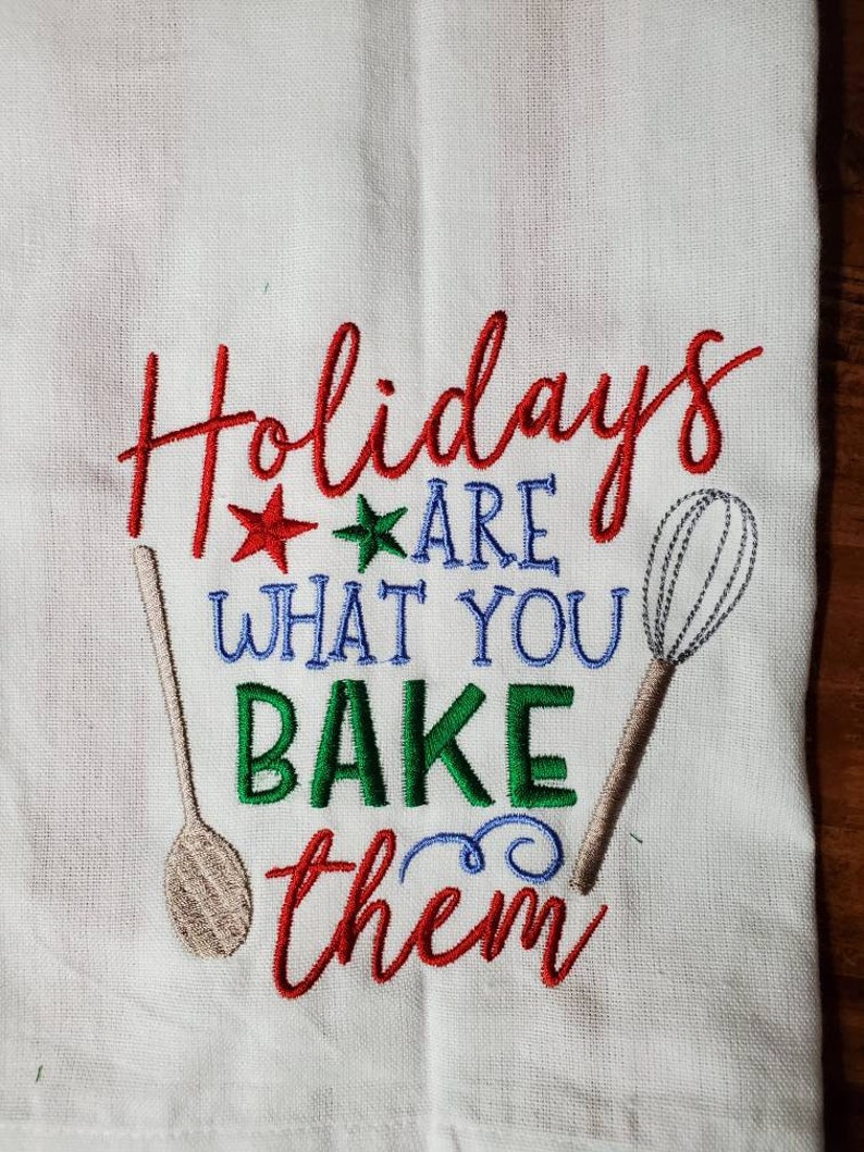 Embroidered Kitchen Towels Sayings for Your Farmhouse Kitchen Etsy
