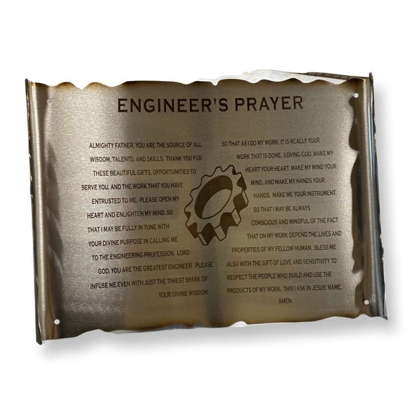 Engineer’s Prayer, gift for engineers, electrical engineer gift, mechanical engineer gift