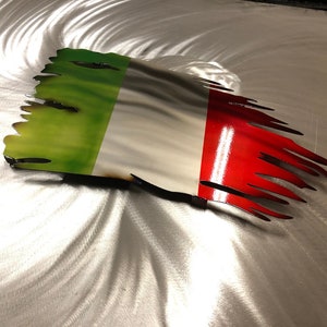 Flag Of Italy / Metal Flag / Italian Flag Wall Hanging