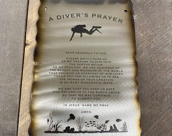 Rescue Diver Prayer, Rescue Diver Gift, Scuba Diver Gift, Search and Rescue  -  Canada