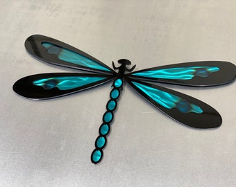 Dragonfly Metal Art, Wall Hanging Garden Decor, outdoor decorating ideas, housewarming gift ideas