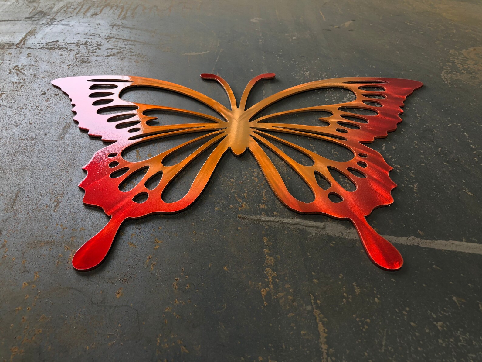 Monarch Butterfly Garden Decor Patio Decor Metal Home Decor Etsy