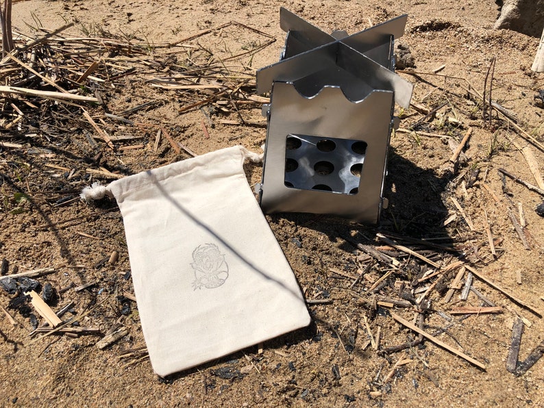 Camping Stove Black 57.5*31*37cm