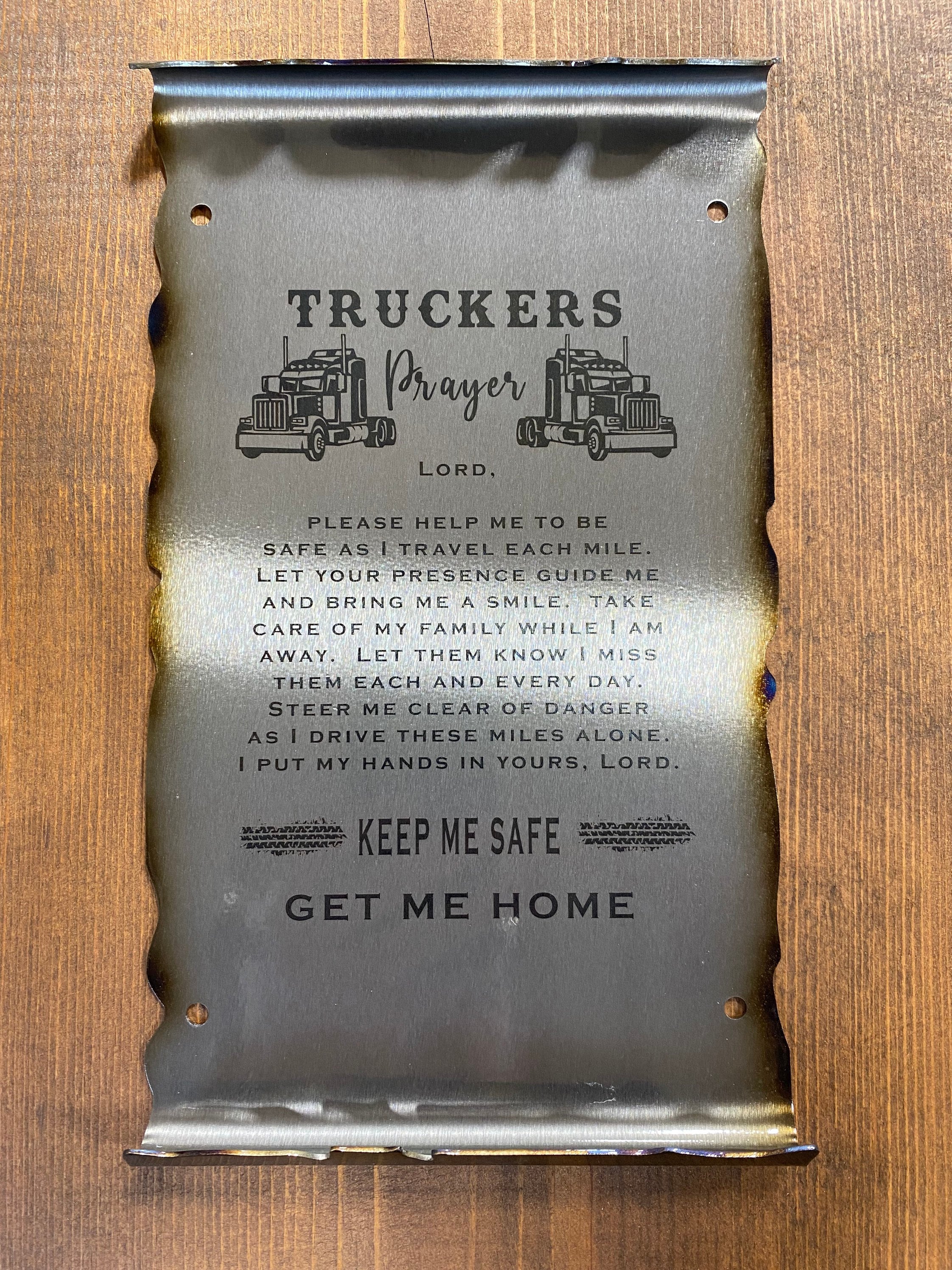 Truck Driver Gifts, A Trucker's Prayer, Trucker Gift, 18 Wheeler Birthday  Gift, Personalized Gifts, Sentimental Gift, Father's Day Gifts 