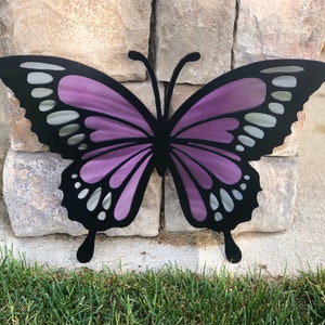 Monarch Butterfly Metal Art wall art colorful butterfly nature art butterflies home decor