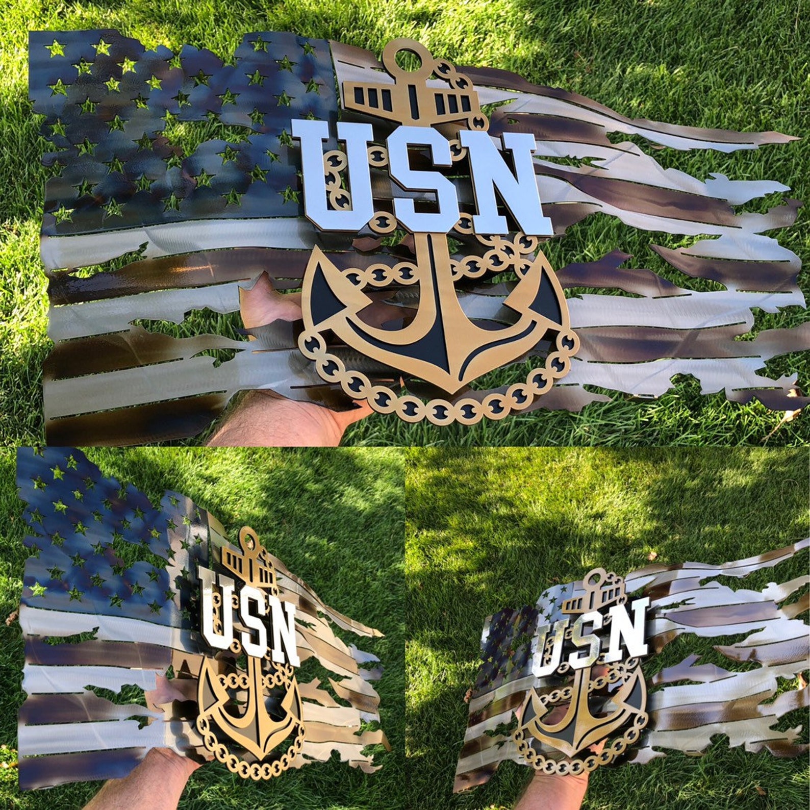 Officially Licensed Navy Chief Gifts / Navy Cpo / Metal Flag | Etsy