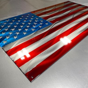 American Flag, Metal Flag, Steel flag, America flag, Patriotic Metal Decor, 4th of July, USA flag