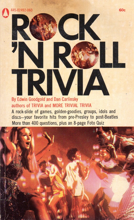 Rock 'N Roll Trivia | Etsy