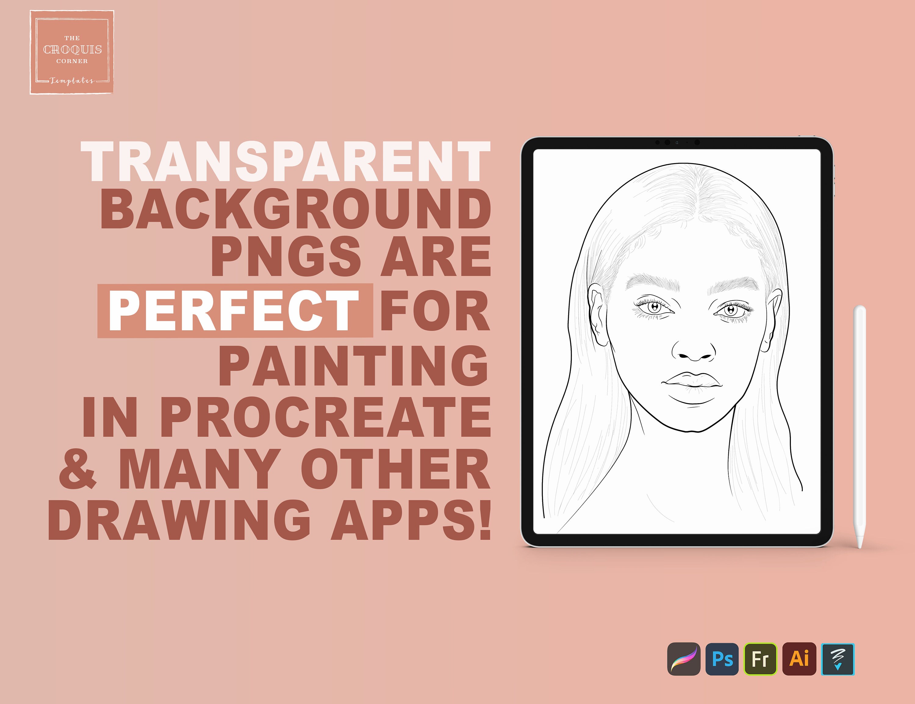 Realistic Makeup Face Chart kiara Makeup Artist Practice Sheets