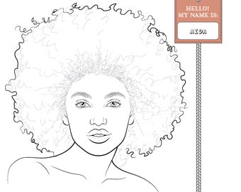 Gráfico de rosto de maquiagem realista "Aida" | Folhas de prática de maquiador, download digital instantâneo de modelo de rosto em branco/gráfico de maquiagem