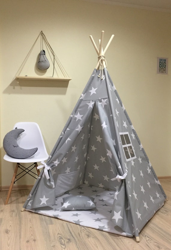 grey play tent