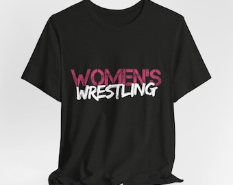 Maglietta da wrestling femminile, maglietta da tifosa di wrestling femminile, maglietta da wrestling professionistico per donne, abbigliamento per eventi di wrestling