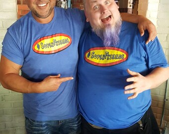 Maglietta grafica SuperFriends Wrestling, maglietta unisex in jersey, abbigliamento per fan del wrestling