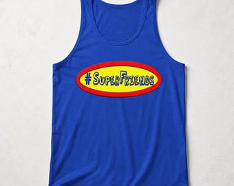 Canotta SuperFriends Wrestling, design Free Spirit Edit, abbigliamento per fan del wrestling