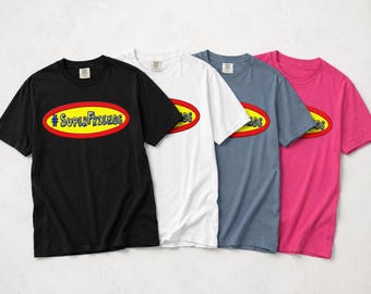 Maglietta SuperFriends Wrestling, Comfort Colors Heavyweight Tee, design Free Spirit Edit