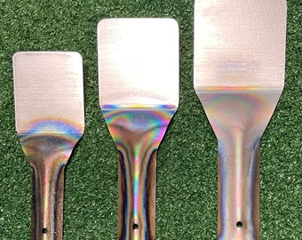 Ultralight Titanium Backpacking Spatulas