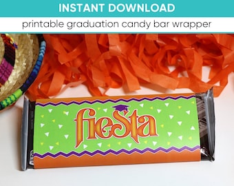 Taco Fiesta Graduation Candy Bar Wrapper, Class of 2026 (PDF)