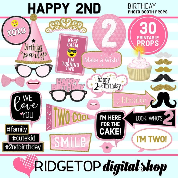 Party Supplies Instant Download Photo Booth Props Set Printable Birthday Photo Booth Props 2nd Birthday Photo Booth Props Pink Birthday Party Party Decor Party Supplies Instant Download Photo Booth Props Set Printable Birthday Photo Booth Props 2nd Birthday Photo Booth Props Pink Birthday Party Party Decor