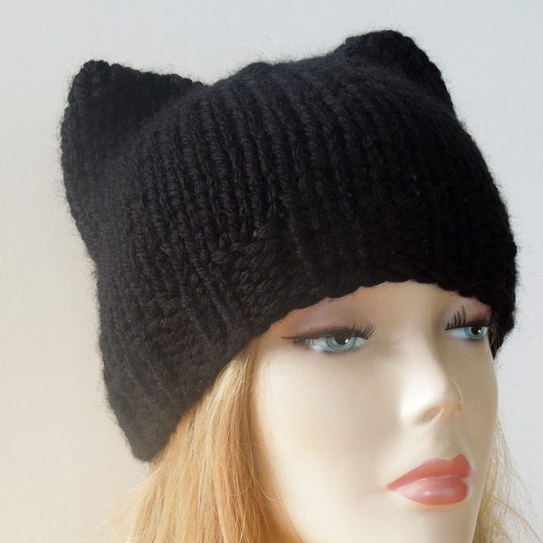 KNITTING PATTERN - Cat Ears Hat