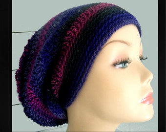 Crochet PATTERN - Slouchy Hat - Quick and Easy Project, Instant Download