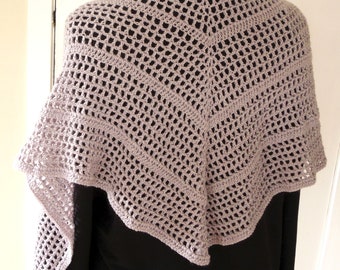 CROCHET PATTERN - Shawl or Scarf, Easy To Make