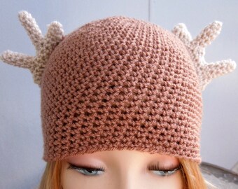 Crochet PATTERN - Bambi Hat, Quick and Easy Project - Instant Download