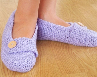 CROCHET PATTERN - House Slippers - eBook Pattern