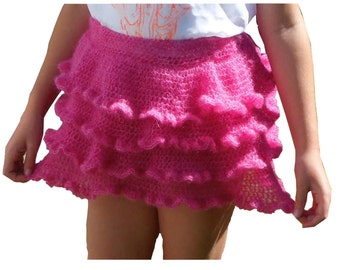 Crochet PATTERN - Tutu Skirt - Easy Project, Instant Download
