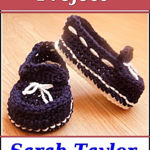 Crochet PATTERN - Baby Loafers - Quick and Easy Project, Instant Download