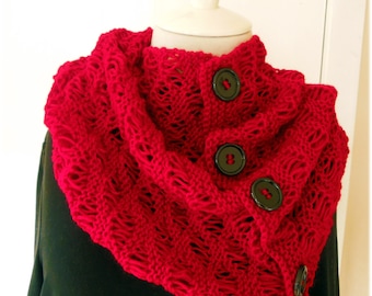 KNITTING PATTERN - The Big Cowl, Quick and Easy To Make (one size)