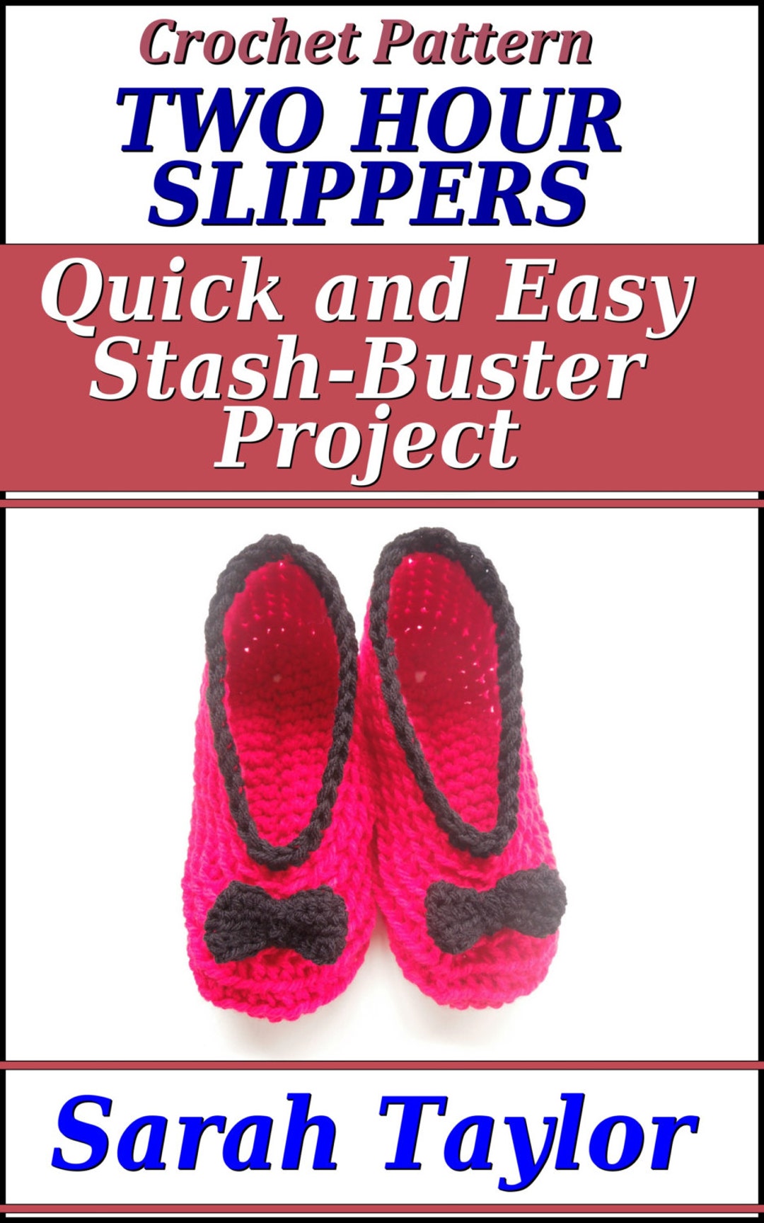 Crochet PATTERN - Two Hour Slippers - Instant Download - Etsy