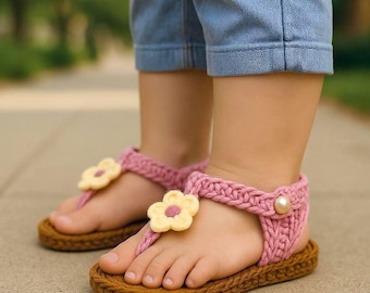 Häkelanleitung für Sandalen, Häkelschuhe