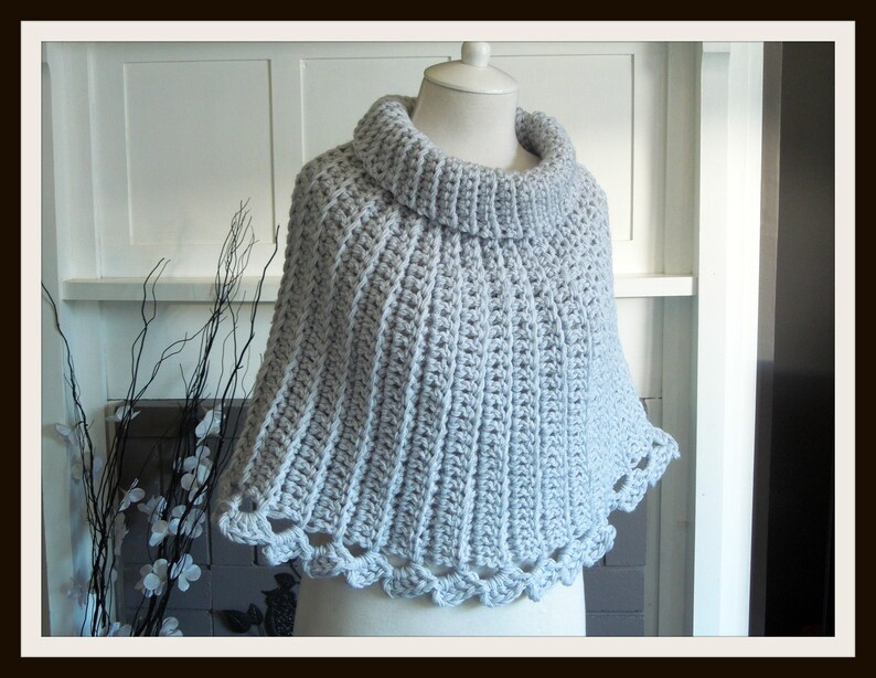 CROCHET PATTERN Capelet Easy To Make image 7