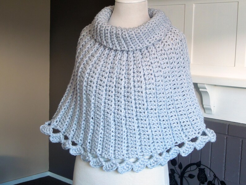 CROCHET PATTERN Capelet Easy To Make image 9