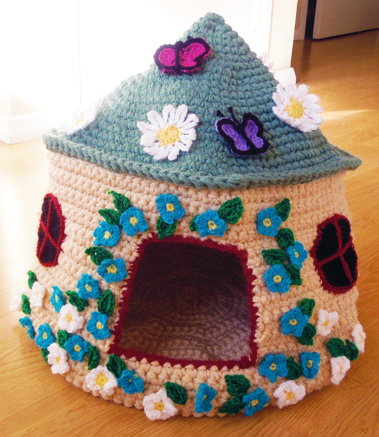Fairy Tale Cat Cave Crochet Pattern - Etsy Australia