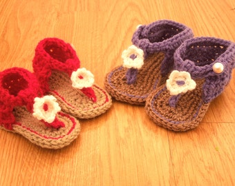 Crochet PATTERN for Baby Sandals Instant Download